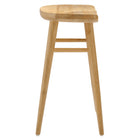 Modway Saville Backless Wood Counter Stools - Oak - Set of 2-No Assembly Required