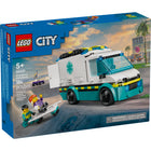 LEGO City Great Vehicles Emergency Ambulance - 184 Pieces-LEGO City Emergency Ambulance toy playset for ages 5 and up