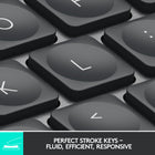 Logitech MX Keys Mini Minimalist Wireless Illuminated Keyboard - USB-C - Black-Bluetooth connectivity