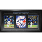Jose Bautista Toronto Blue Jays Triple Photo Frame the Bat Flip - Framed Print - 34" x 19"-Premium 8x10 framed