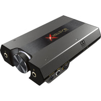 Creative Labs 70SB177000000 Sound BlasterX G6 7.1 External USB Sound Card - Gray-The 7.1 virtual surround sound provides immersive audio for a more engaging gaming experience