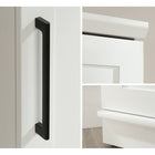 Sauder HomePlus Corner Cabinet - Soft White-Dimensions: 20-3/4" W x 19-1/2" D x 71-1/4" H