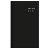 AT-A-GLANCE 2026-2027 Weekly Academic Pocket Planner - 6-1/16" H x 3-5/8" W - Assorted - Bilingual-12 months: July 2026 - June 2027