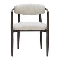 Zuo Midori Dining Chair - White-Outdoor fabric (100% Olefin)