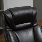 Vinsetto PU Leather Executive Office Chair with Adjustable Height - Brown-Colour: Brown