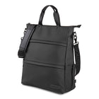 Bugatti x Edition22 - Business Tote Bag Convertible Into A Backpack - Black-Black/Vegan leather
