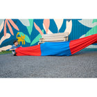 Bintiva Body Sensory Tunnel - Blue & Red-Appropriate for children with sensory processing disorder (SPD), ADHD, autism, and typical children that enjoy the feeling of a "hug"