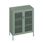 Manhattan Comfort Amelia 31.5" Modern Accent Cabinet - Green-15.7" L x 31.5" W x 40" H