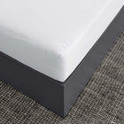 Modway Tahoe Outdoor Patio Powder-Coated Aluminum Ottoman - Grey/White-Weather-Resistant Fabric Cover