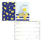 Letts Academic Weekly Planner - August to July - 8 1/4" H x 5 7/8" W - Citrus Design - Multilingual-12 Months, August to July