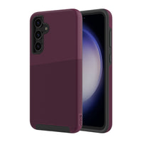 AXS PROTech Plus Dual-Layered Anti-Shock Sleek Case for Samsung Galaxy S23 FE - Sangria-Drop resistant up to 10 feet