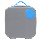 b.box - Lunchbox - Blue Slate-Unique flexi fruit holder fits a whole apple or banana – no need to slice or compromise