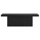 Hudson&Canal Torren 48"W Rectangular Coffee Table - Black Grain-Table is made of high-quality and durable MDF materials
