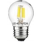 Northern Stars LED Light Bulb LE-4G16/30/CL 3000K 120V 4W E12 450 LM Clear 40W Filament - 2 Pack-Filament