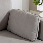 HOMCOM 55" Loveseat Sofa with Pillows - Grey-Colour: Grey