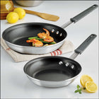 Tramontina Pro-Line Aluminum Nonstick Restaurant Fry Pan Set - 8" and 10" - NSF-Certified-Heavy-Gauge Aluminum Alloy