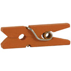 JAM Paper Wood Clip Clothes Pins - Small - 7/8" - Orange - 50 Pack-Size: Small (7/8")