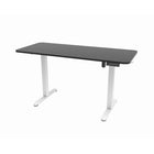 Uplite Electric Sit Stand Desk Frame - White-Recommended table top measurements: Length of 35" to 70", Width of 23" to 36", and a Thickness of 3/4" and greater.