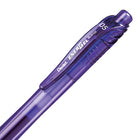 Pentel EnerGel-X Retractable Gel Roller - (0.5mm) Needle Tip - Violet Ink-Attractive coloured barrel that coordinates with the ink colour