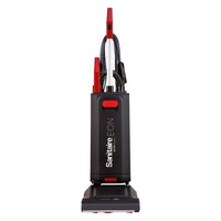 Sanitaire EON QuietClean SC5500B Commercial Upright Vacuum - Black-With its multi-surface capability, the EON doubles debris pickup on hard surfaces (Based on ASTM F2607 testing of the SC5500B & SC5500A) and is CRI Gold certified for top performance on carpets