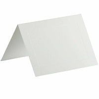 JAM Paper Blank Foldover Cards - 4Bar A1 Size - 3-1/2" x 4-7/8" - Strathmore Bright White Wove Panel - 25 Pack-Color: Bright White Wove