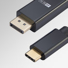 Staples Tech USB-C to Displayport - 6 ft-Gold Plated Contacts: Ensures superior signal clarity and durability