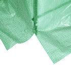 Outsunny Walk-in Tunnel Outdoor Greenhouse - 4 Windows-Multiple tilted support poles for extra reinforcement (Green ones) 