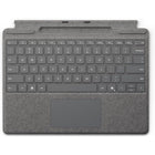 Microsoft Surface Pro Keyboard with Pen Storage SC - English - Platinum-Sketch and write naturally on the screen and enjoy no-fuss pairing with Surface Slim Pen, always ready and charged in the keyboard’s storage tray