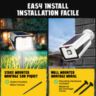 Bell+Howell Bionic Spotlight Pro Outdoor Waterproof Solar Spotlight with Decoy Camera-Built-in decoy camera - built in fake security camera adds a visual deterrent while the spotlight helps light outdoor areas around your home