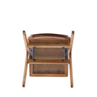 Manhattan Comfort Lambinet 20.87" Industry Chic Dining Folding Chair - Nature - Set of 2-10