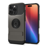 Spigen Slim Armor MagFit for iPhone 16 Pro - Gunmetal-The MagFit is a magnetic ecosystem that covers all aspects of MagSafe