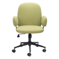 Zuo Lionel Office Chair - Olive Green-Comfy and durable polyester fabric
