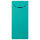 JAM Paper #14 Policy Envelopes, 5 x 11.5, Brite Hue Sea Blue Recycled, 100 Pack (3156406g)-Sea blue
