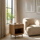 Zuo Vidaz Side Table - Brown-Maximum Weight Capacity: 110