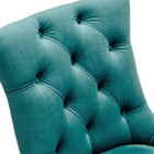 Modway Regent Tufted Performance Velvet Dining Side Chairs - Teal - 2 Pack-9