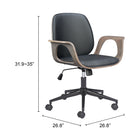 Zuo Ali Office Chair - Black-7