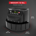 Cassida C200 Coin Counter/Sorter/Wrapper-1 Year Limited Manufacturer Warranty