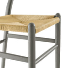Modway Amish 32" Wood Dining Accent Chair - Light Grey-9