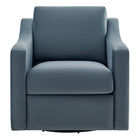 Modway Liora Performance Velvet Armchair - Cadet Blue-7