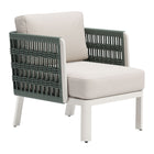 Zuo Bridgehampton ArmChair - White-Assembly required