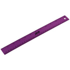 JAM Paper Strong Aluminum Ruler - 12" - Purple Metallic-Colour: Purple Stainless Steel