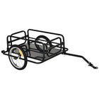 Aosom Bicycle Cargo Trailer-Lightweight steel frame