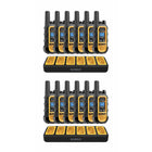 Dewalt Heavy Duty DXFRS300 Radio 12-Piece Set with 2 6-Port Chargers-22 Preset Channels are preset with Privacy codes