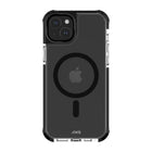 AXS PROShield Plus MagSafe Compatible Drop-tested Clear Case for Apple iPhone 15 - Black-Anti-UV material offers a crystal clear design