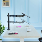 ShoppingAll Fully Adjustable Laptop Mount - Black-1 Year Limited Manufacturer Warranty