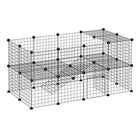 PawHut 28" H 36-Panel Pet Playpen with Door-Suit for small animals like kitten and ferrets, not suitable for hamster and rat 