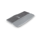 BlueDiamond Ergo Wireless Keyboard with Detachable Wrist Rest - French Layout-Wireless Connectivity: Enjoy wireless freedom with connectivity via 2.4G wireless USB-A receiver