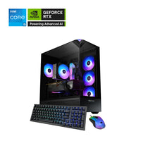 iBUYPOWER Gaming PC Desktop - Intel Core i5-14400F CPU - NVIDIA RTX 5060Ti GPU - 1 TB SSD - 16 GB RAM - Windows 11 Home-Element 9 PC Case