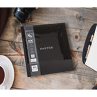 Kiera Grace 400-Pocket Album – 4" x 6" - Black-Clear protective pockets keep photos safe and easy to view