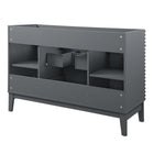 Modway Render 48" Single Sink Compatible Bathroom Vanity Cabinet - Grey-Sink Basin and Fixtures Not Included